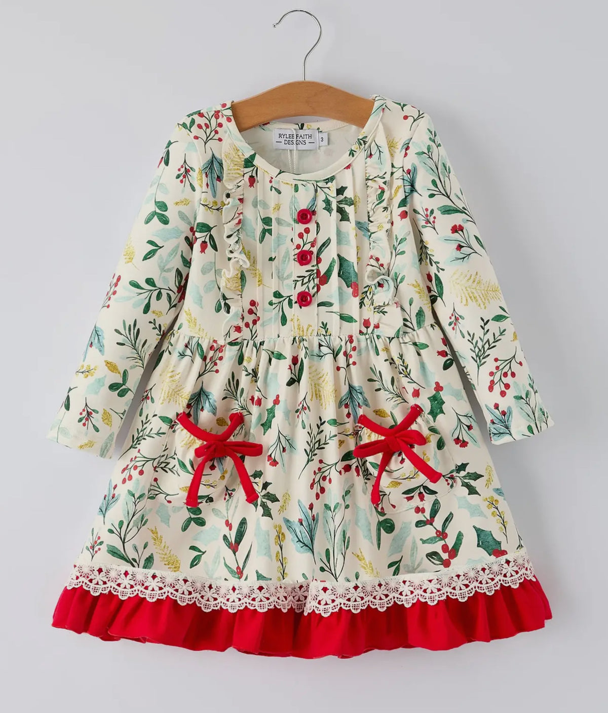 Holiday flower dress