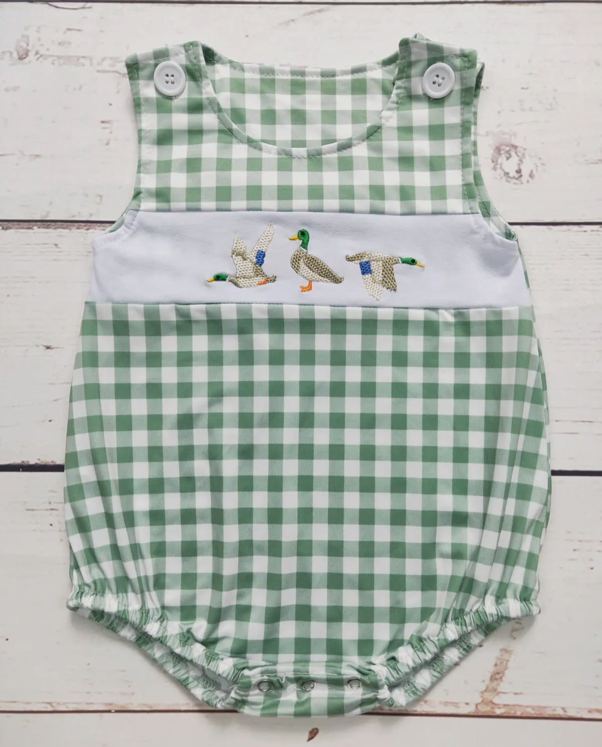 Plaid Duck Onesie
