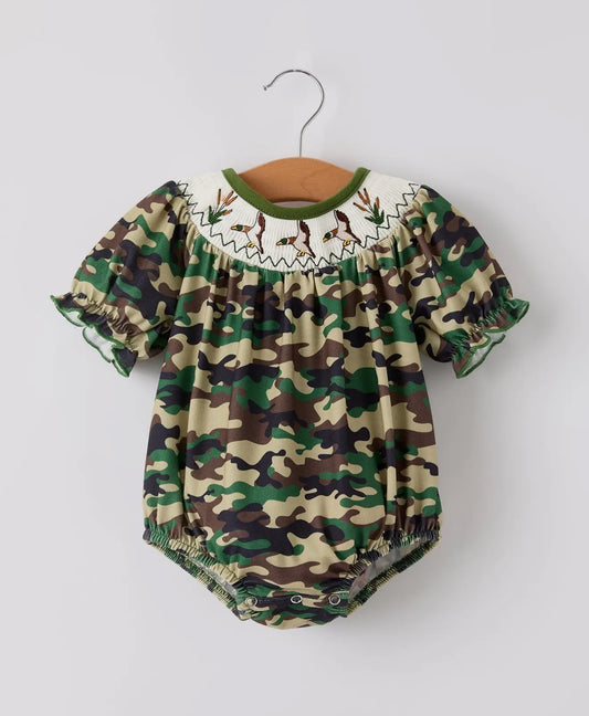 Girl Duck Hunter Romper