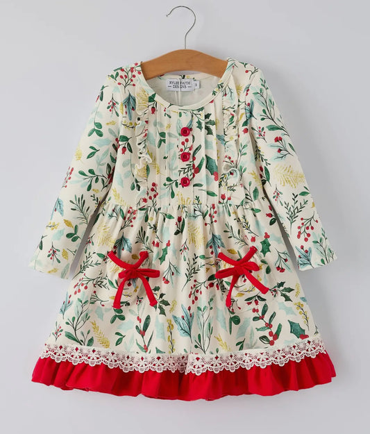 Holiday flower dress