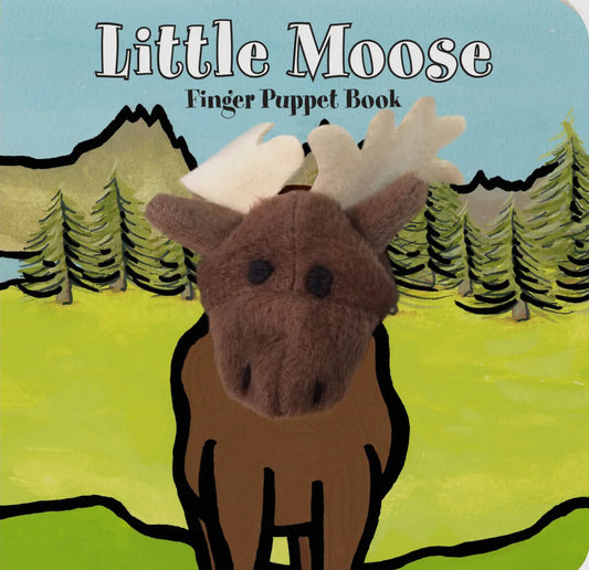 Little moose finger puppet book