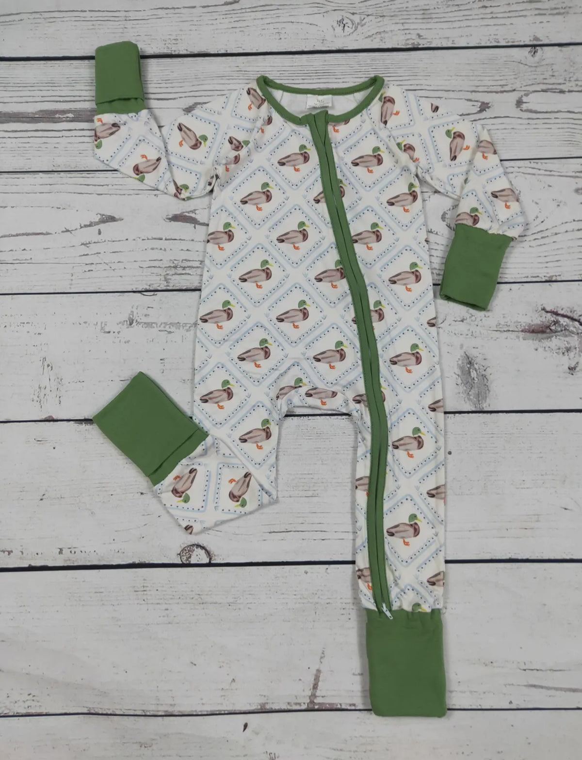 Duck Zipper Romper