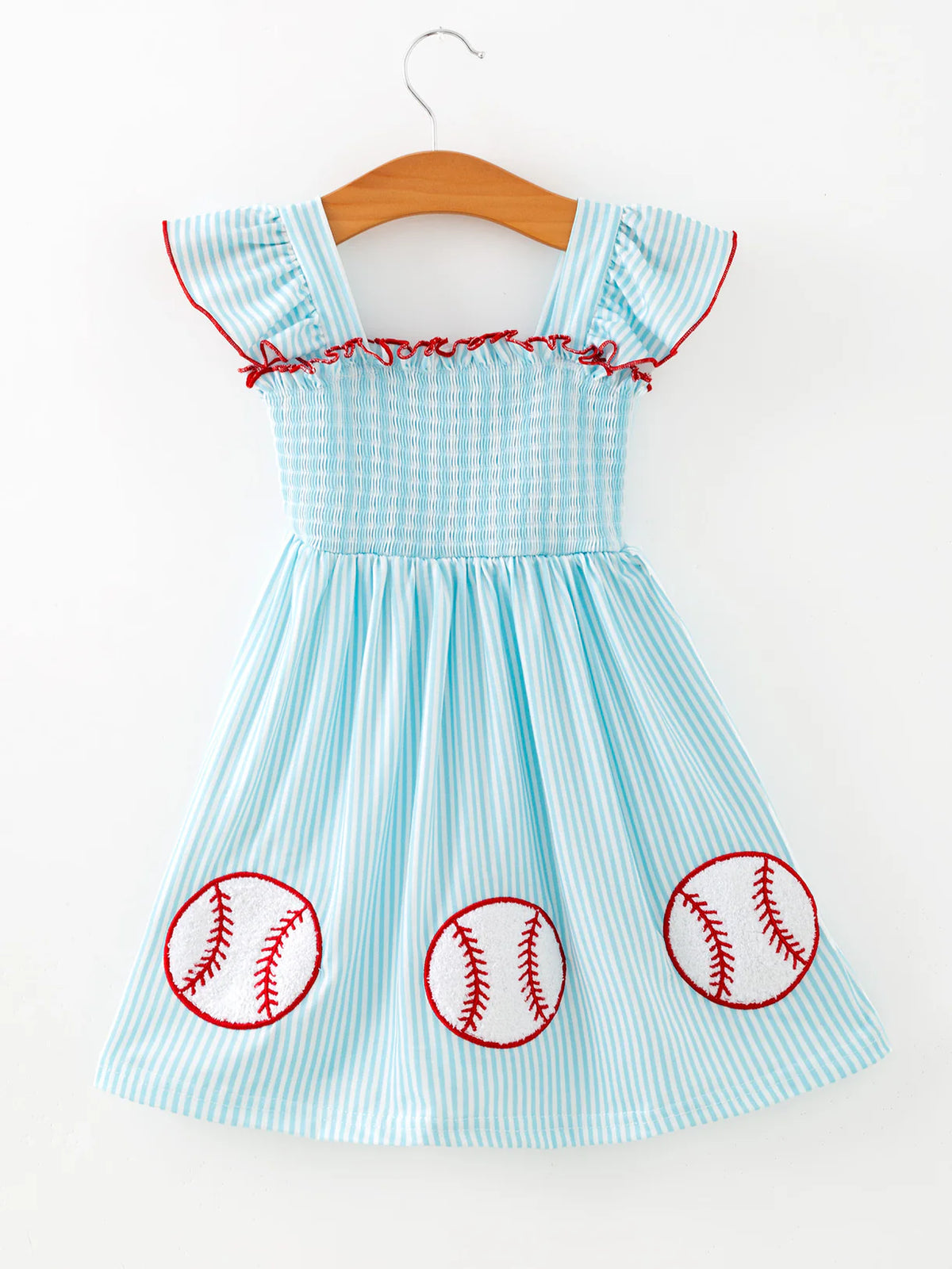 Baseball blue dress