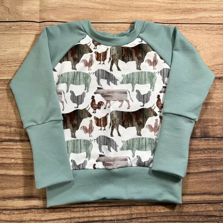 Barnwood Farm Yard Surf Grow with Me Sweater